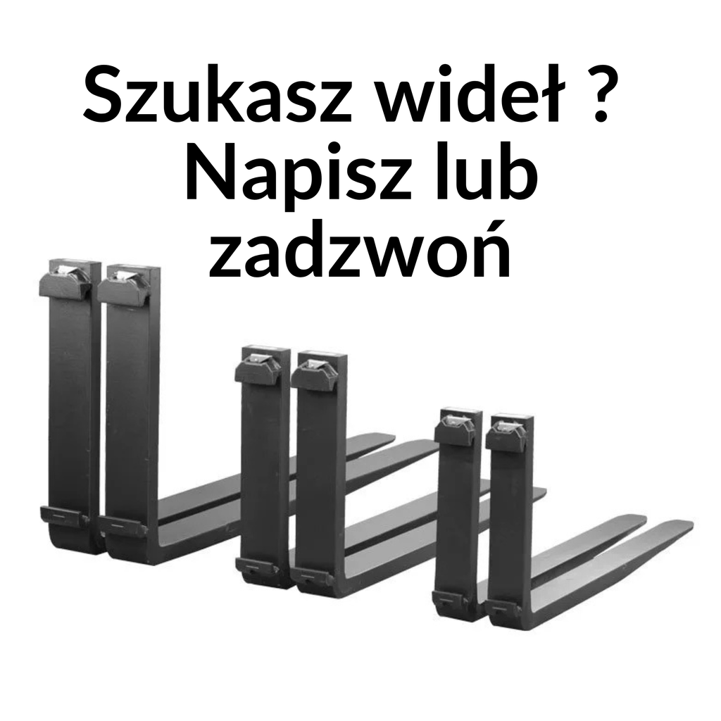 Kompletne widły długość 1000mm klasa karetki 2A udźwig  2.5T 120x40 mm